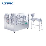 Rotary bag packaging machine