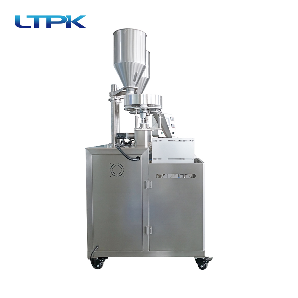 150S dual station horizontal feeding bag packaging machine with dual outputs