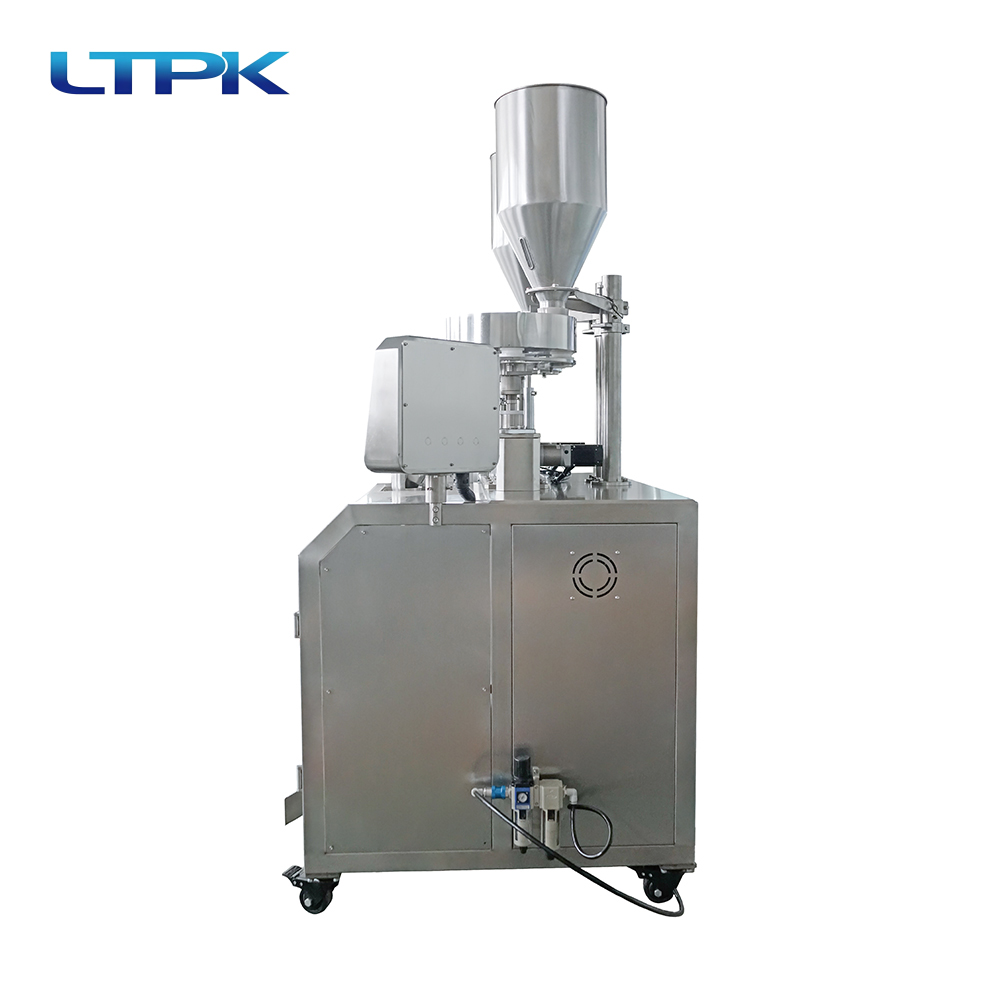 150S dual station horizontal feeding bag packaging machine with dual outputs