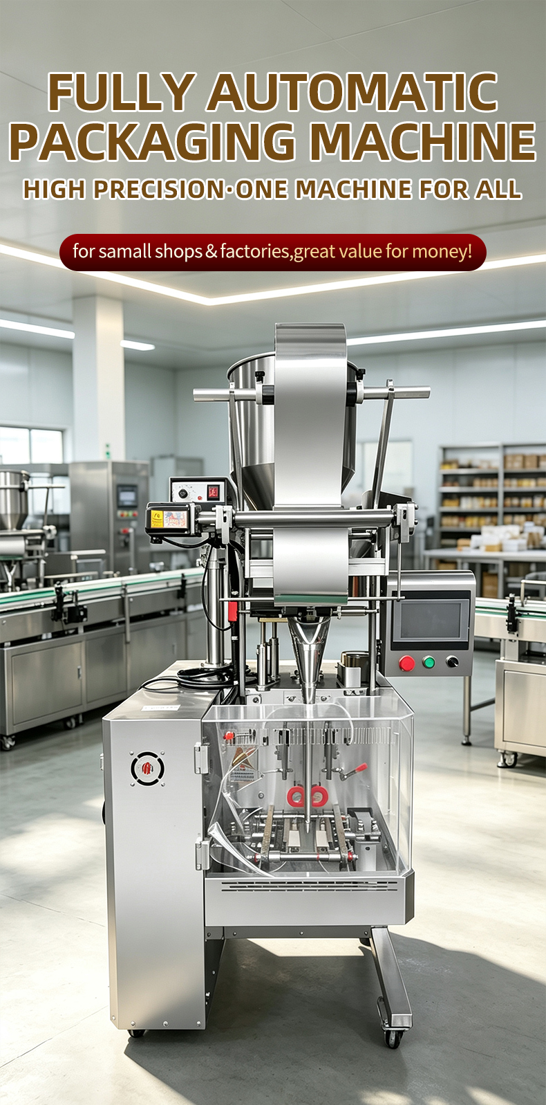 LT-61XBK back sealed granule packaging machine