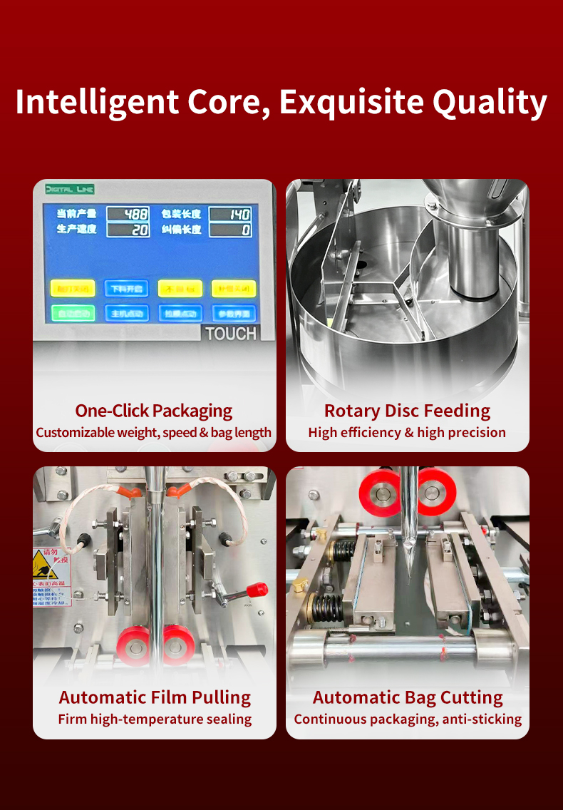 LT-61XBK back sealed granule packaging machine