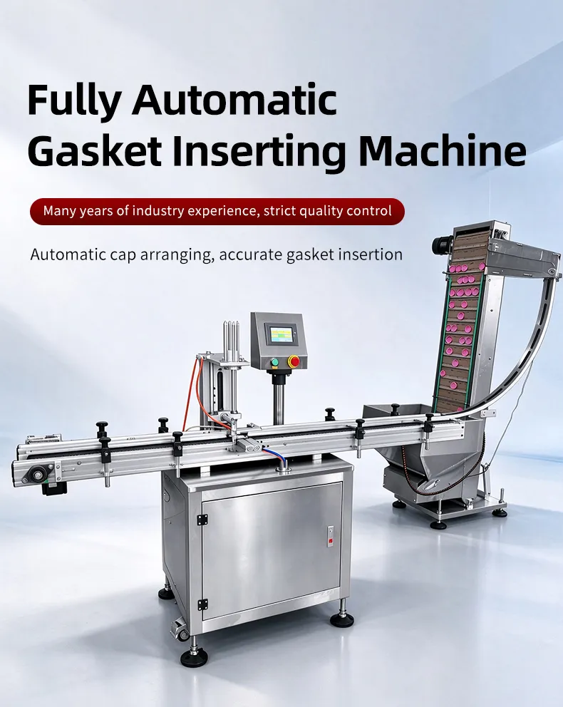 Gasket Inserting Machine for Caps