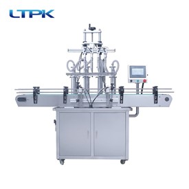 Straight line liquid filling machine
