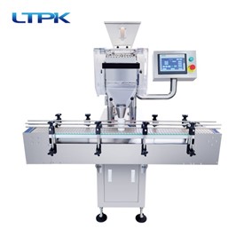 Fully automatic tablet capsule electronic counting machine with 8 channels