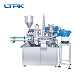 Automatic carousel filling capping machine