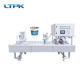 6 Noddle cups sealing machine(pre-cut lid)