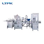 Bottle machine+Horizontal automatic pastefilling machine+Automatic drop cover+automatic rubbing machine